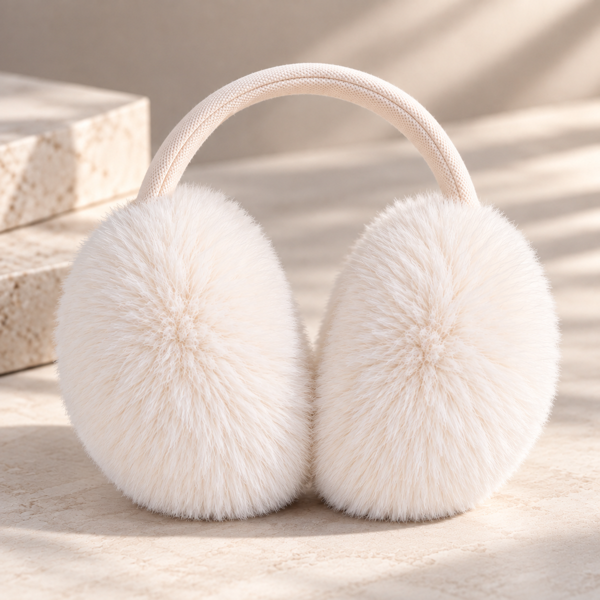 Isadora Écouteurs d'Hiver en Peluche
