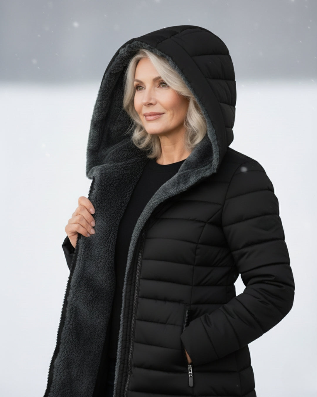 Harriet | Fleece Lined Puffer Coat