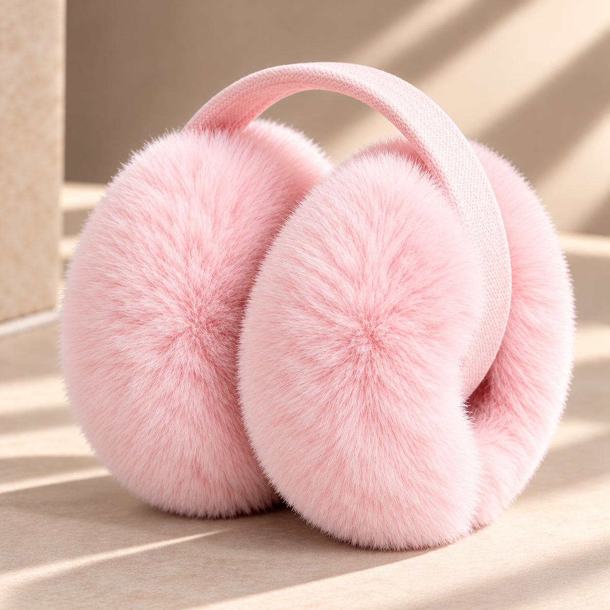 Isadora Écouteurs d'Hiver en Peluche