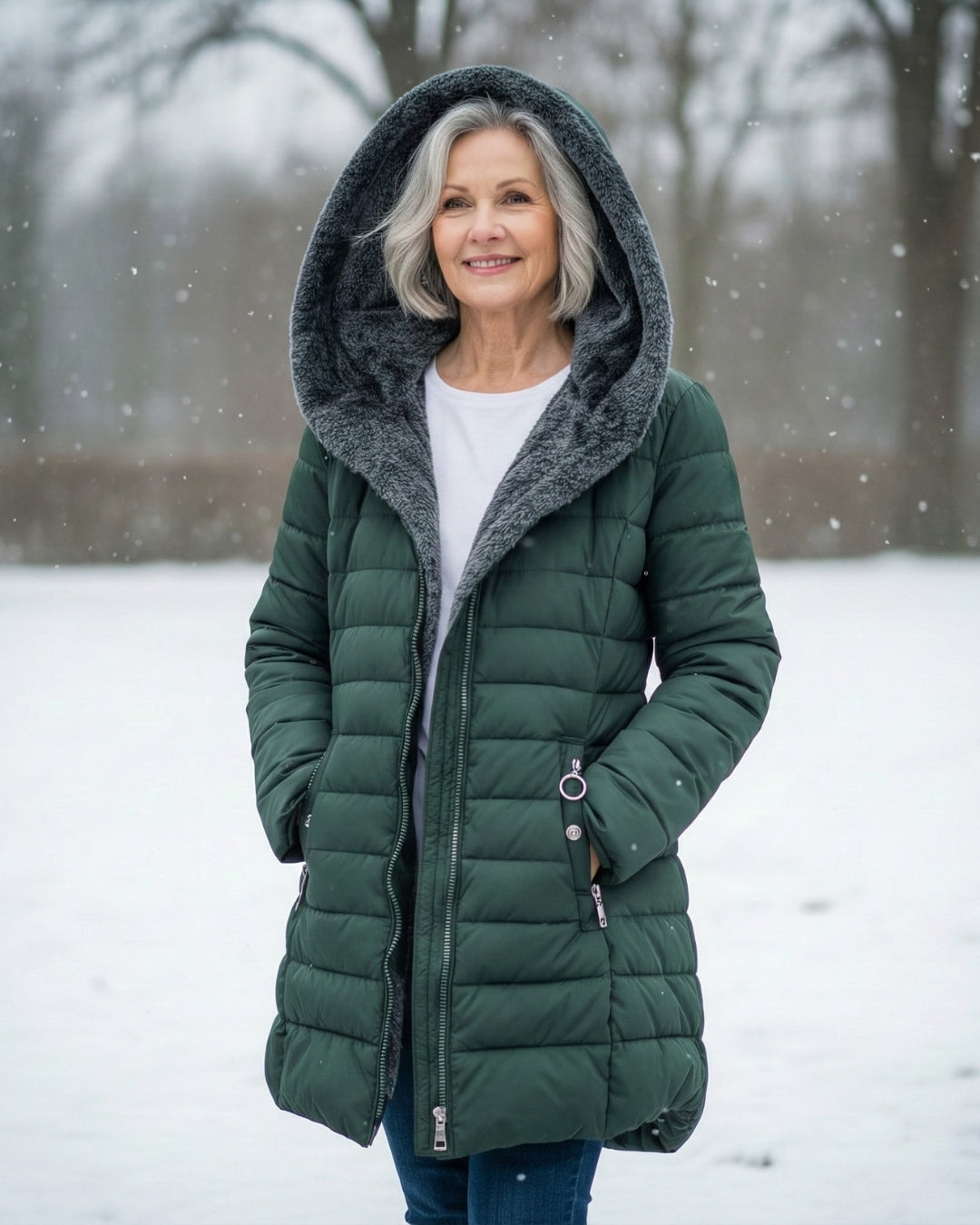 Harriet | Fleece Lined Puffer Coat