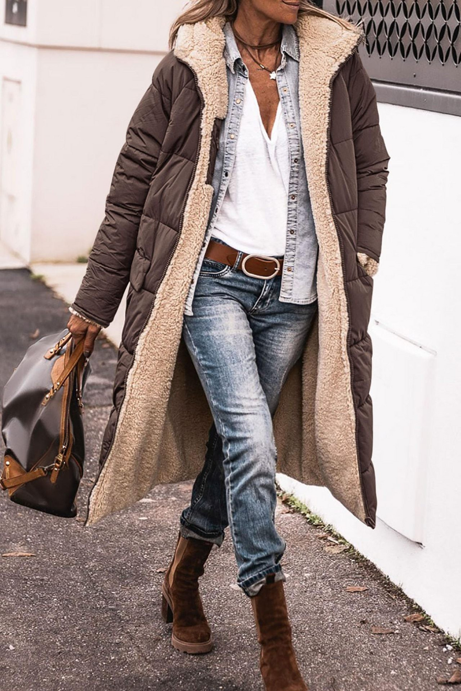 Laluna - Manteau réversible polyvalent