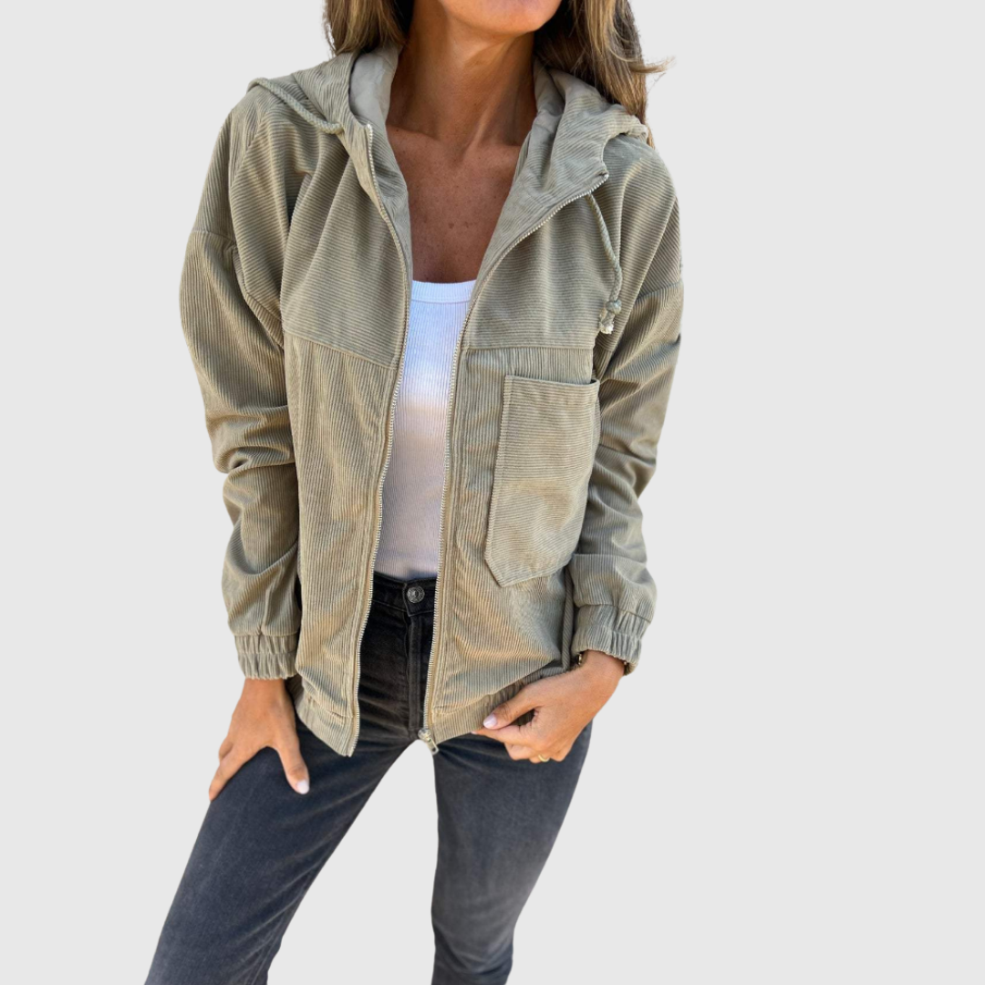 ELVIANA | HOODED ZIP JACKET