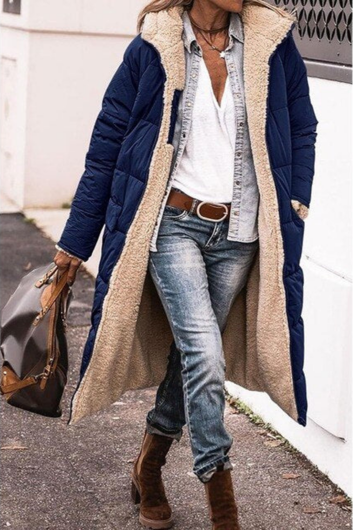 Laluna - Manteau réversible polyvalent