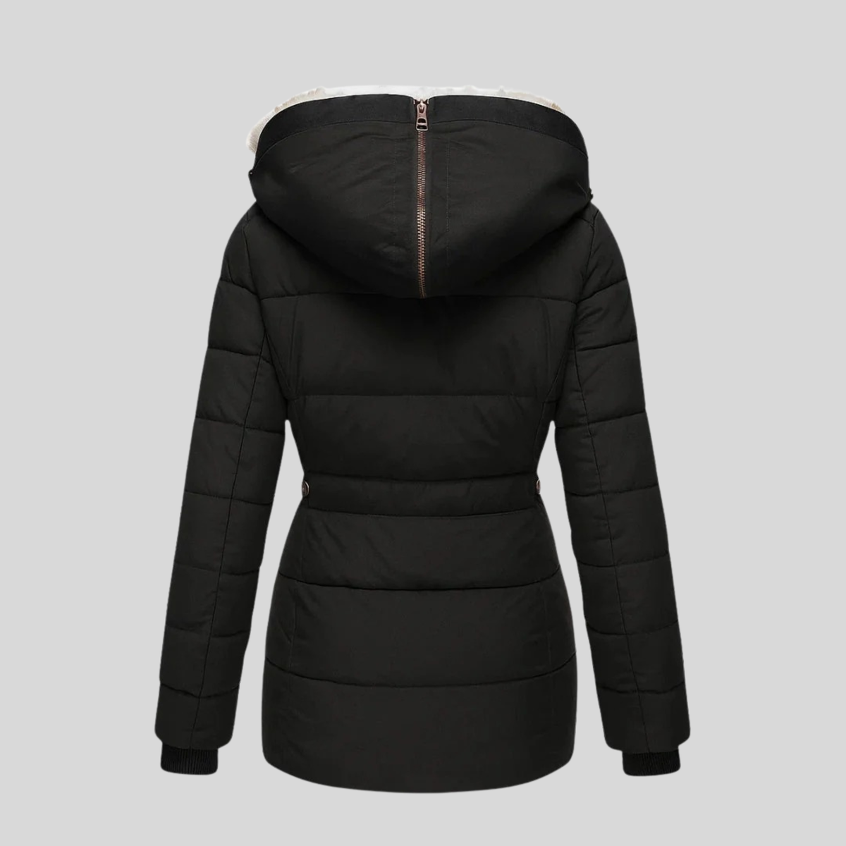 Bochra™ | Parka matelassé avec capuche en fausse fourrure