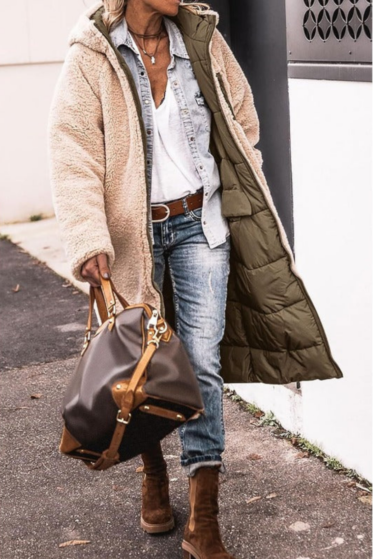 Laluna - Manteau réversible polyvalent