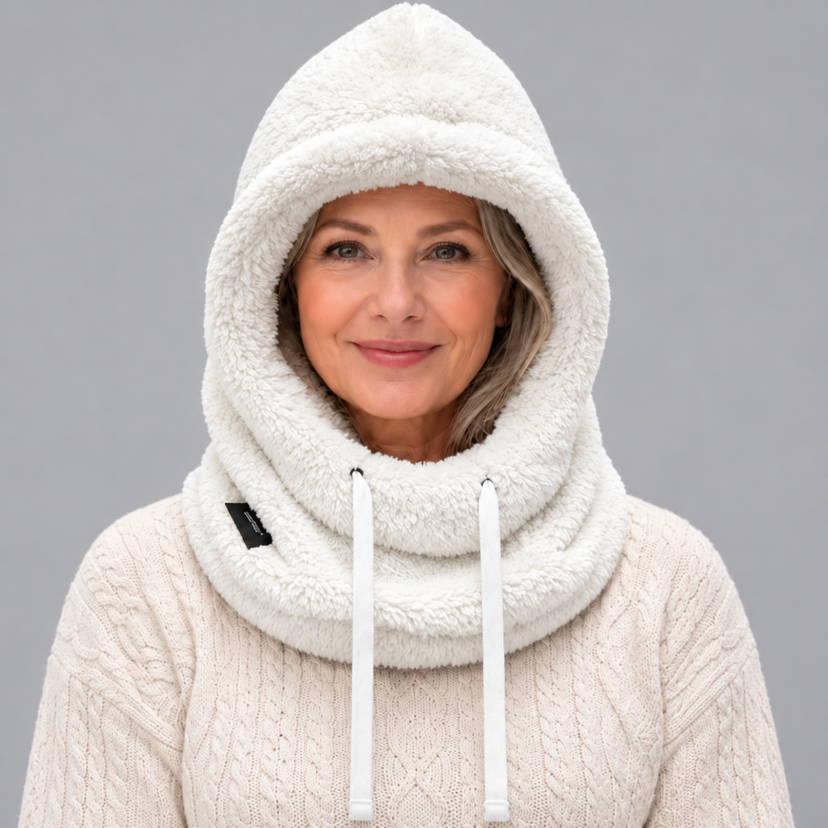 Charlotte | Capuche en polaire avec cordon réglable