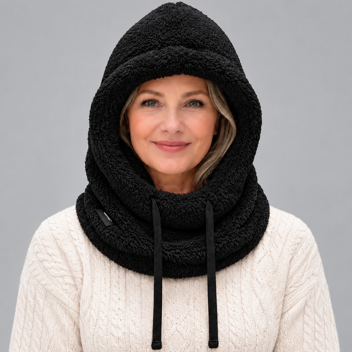 Charlotte | Capuche en polaire avec cordon réglable