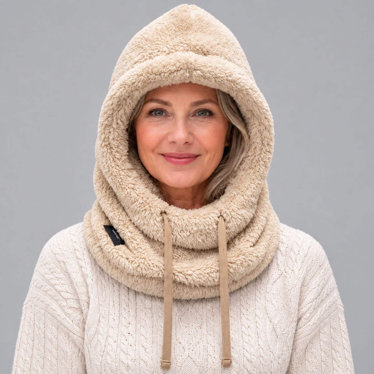 Charlotte | Capuche en polaire avec cordon réglable