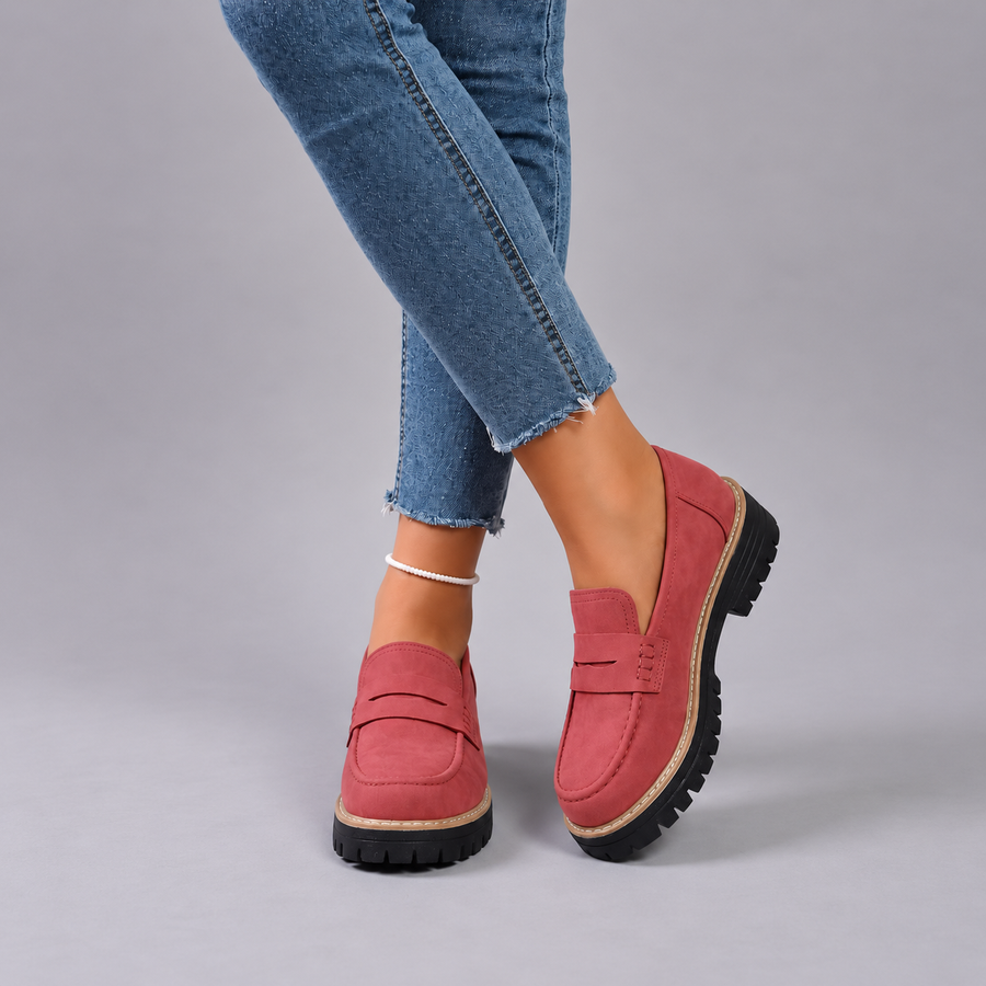 Elsa | College Style Platform Loafers