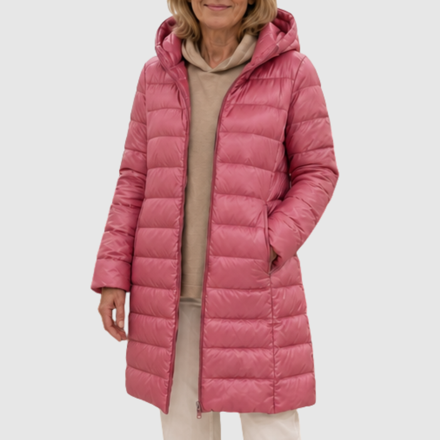 Feathra | Manteau léger à capuchon amovible