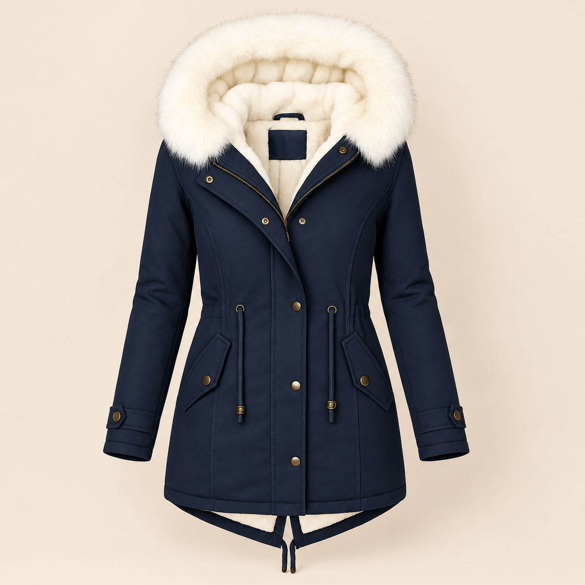 Albane | Elegant Long Winter Parka