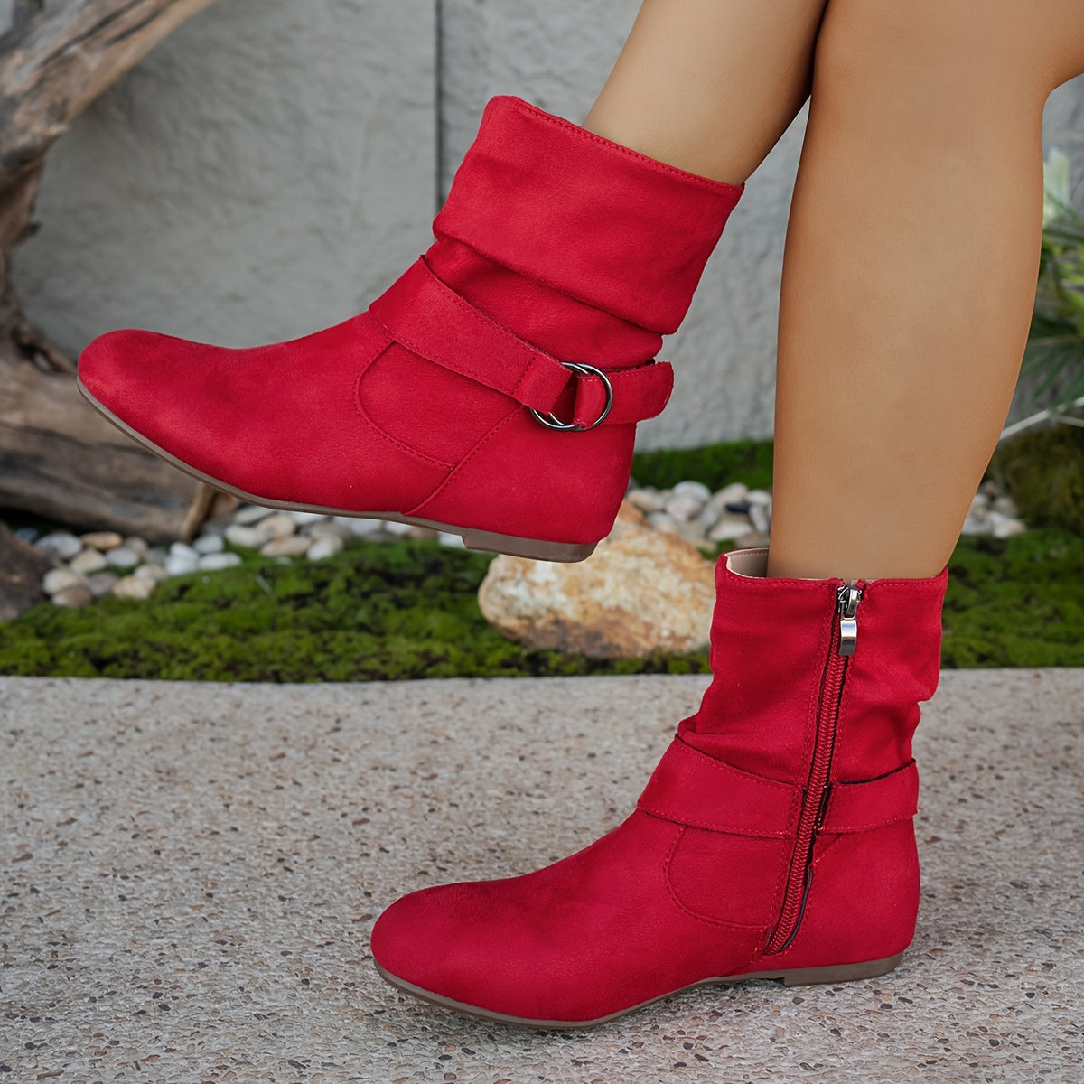 Mavis | Bottines de confort avec détail de boucle
