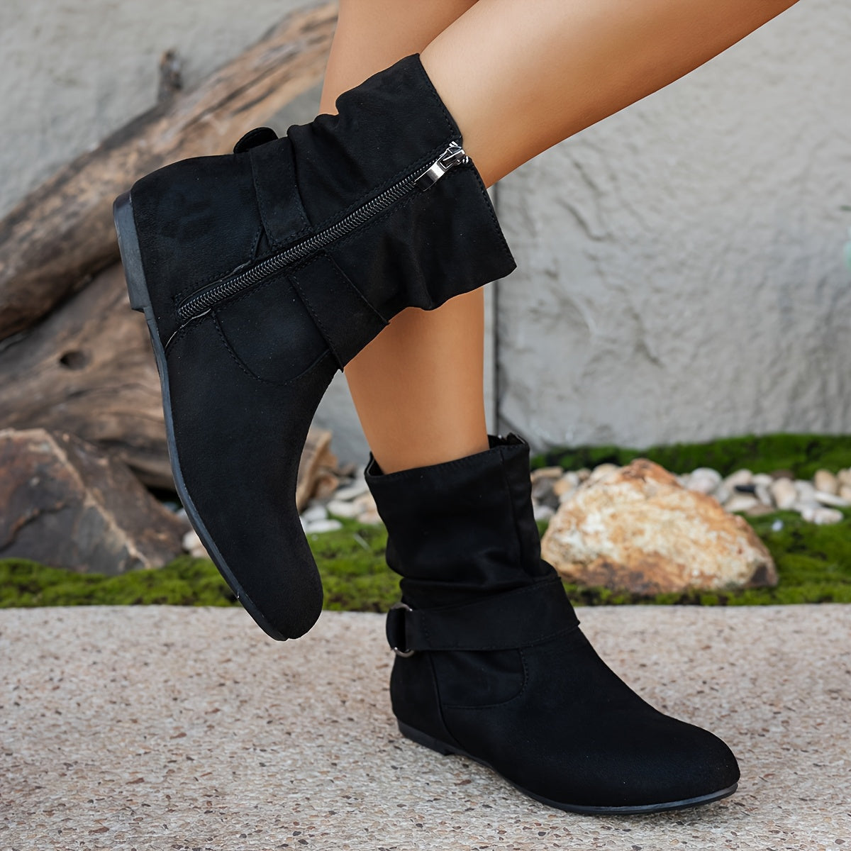 Mavis | Bottines de confort avec détail de boucle