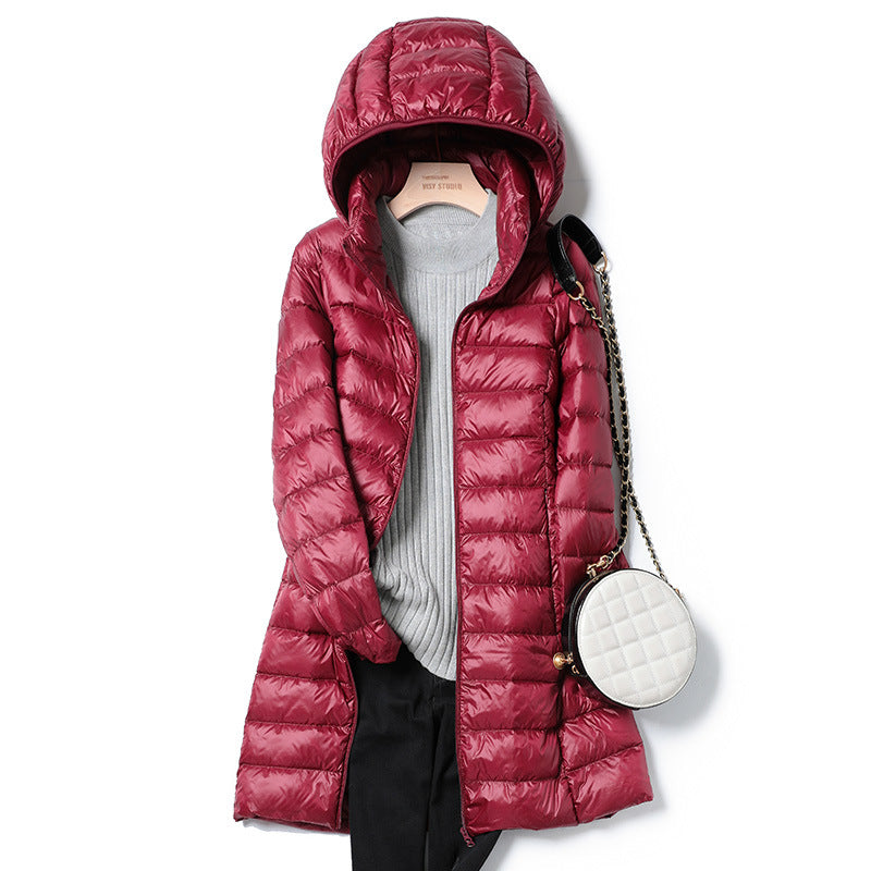 Feathra | Manteau léger à capuchon amovible