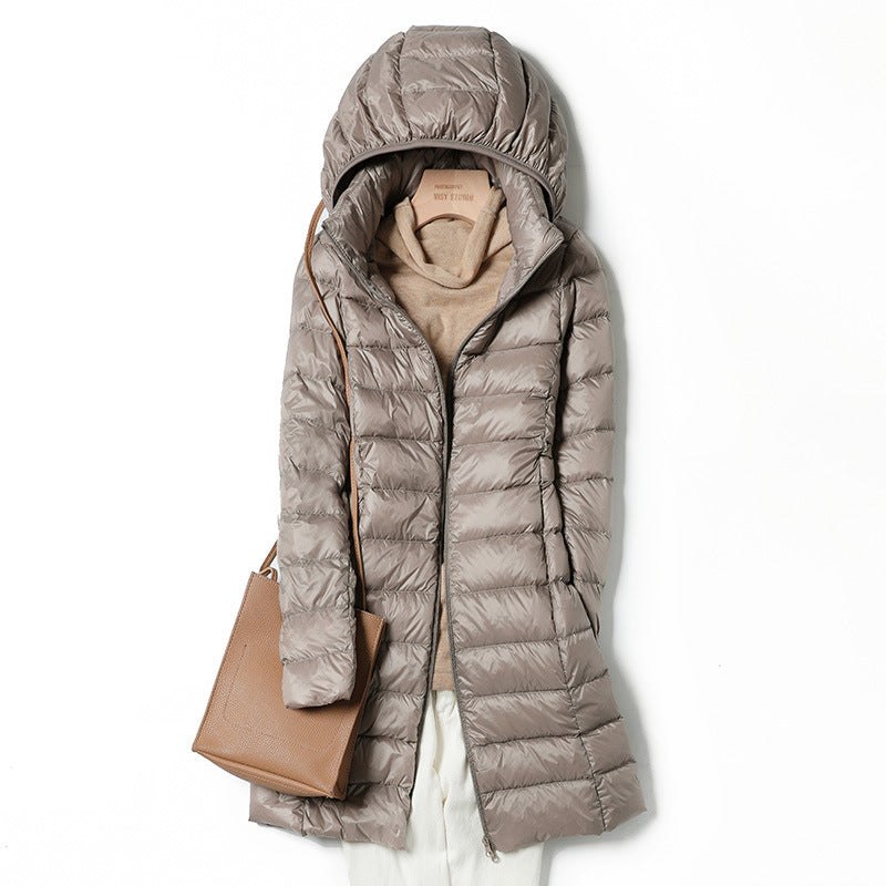 Feathra | Manteau léger à capuchon amovible
