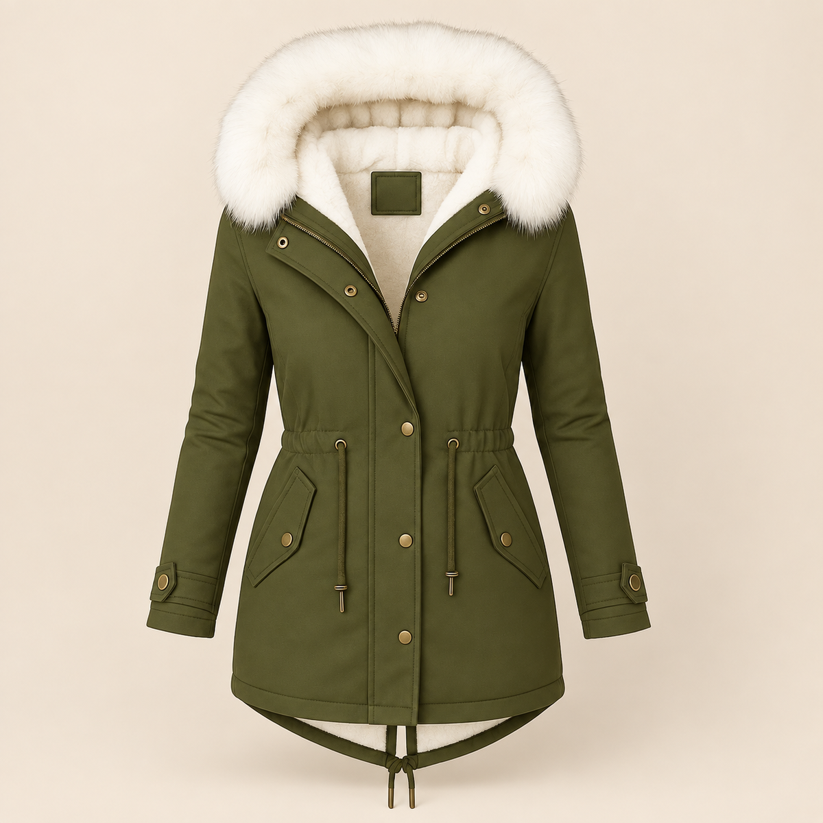 Albane | Elegant Long Winter Parka