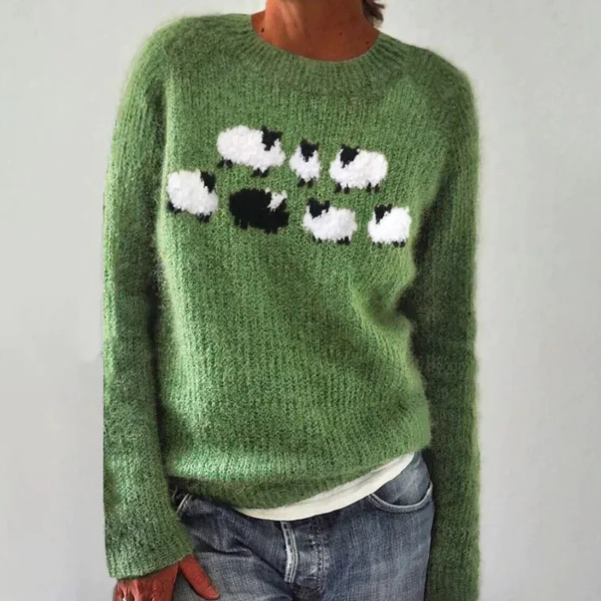 Stella - Pull en tricot scandinave rétro