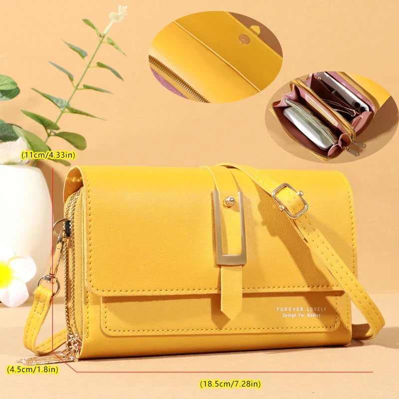 Elegant Crossbody Bag for Women | Trendy Phone and Card Holder