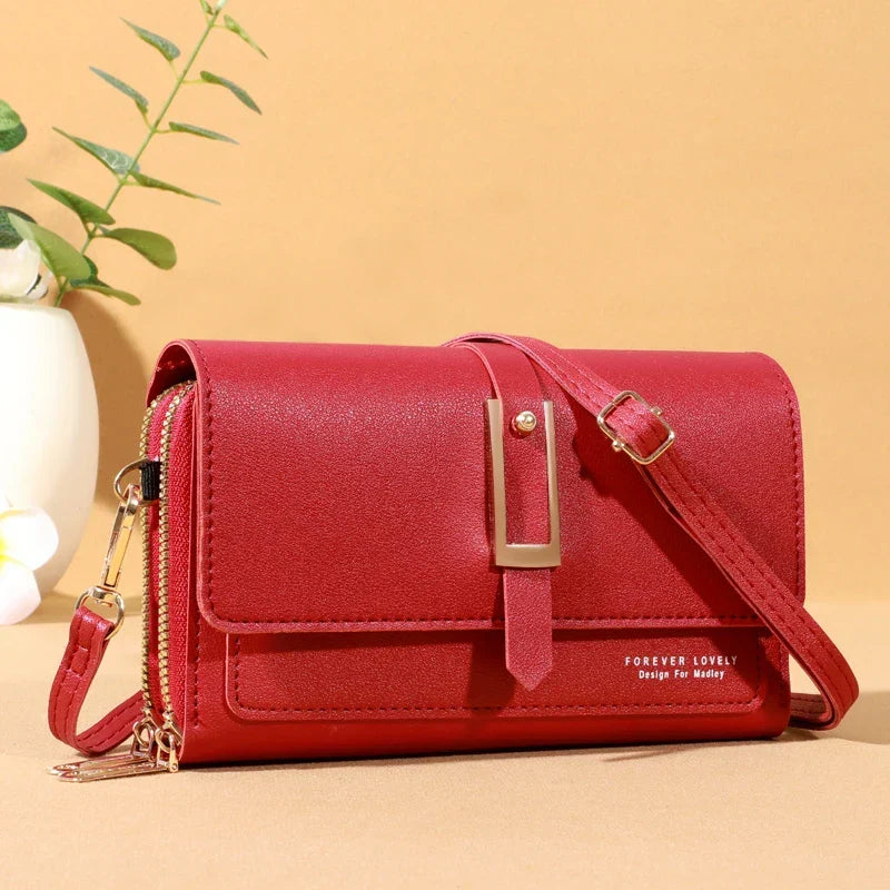Elegant Crossbody Bag for Women | Trendy Phone and Card Holder