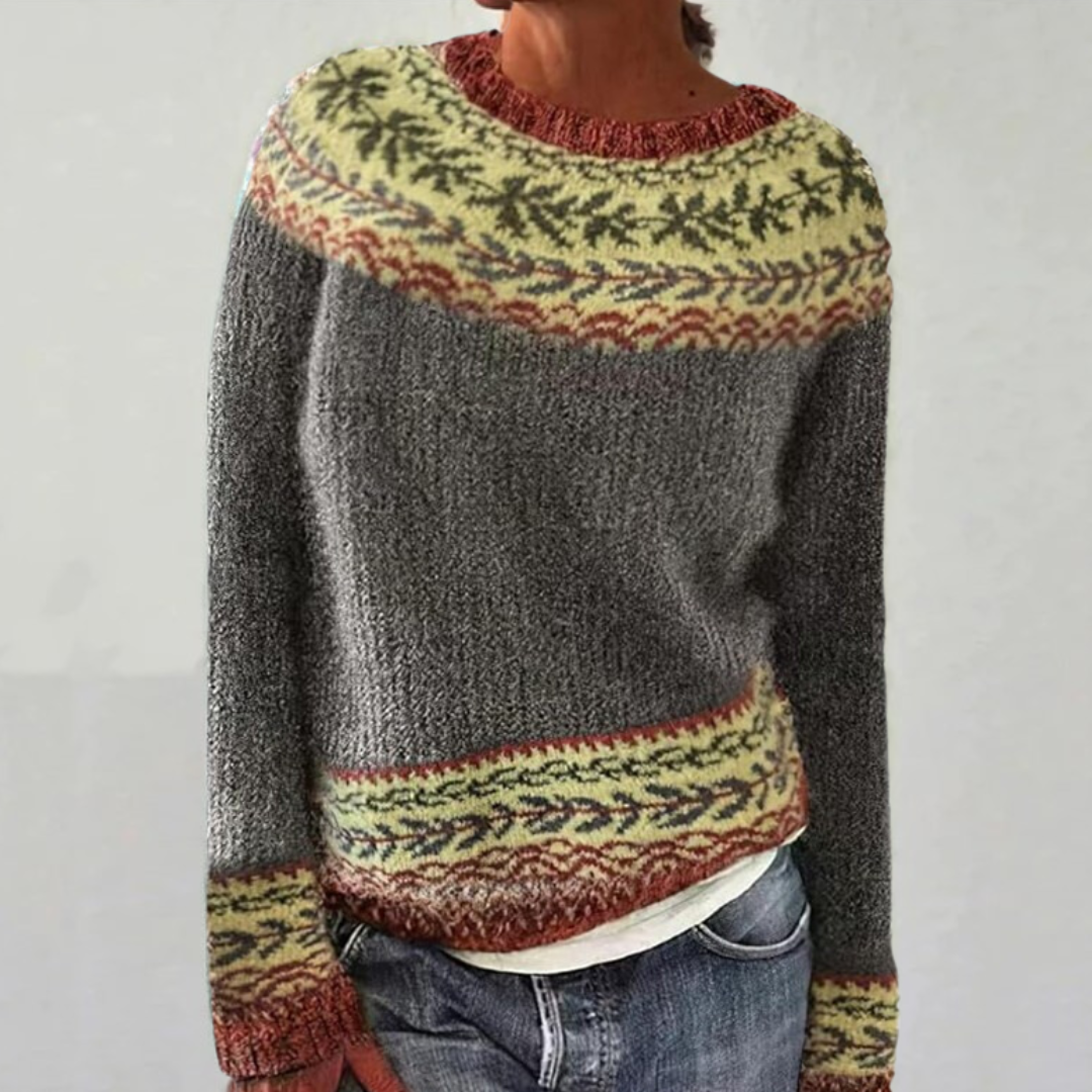 Ruby - Pull en tricot scandinave rétro
