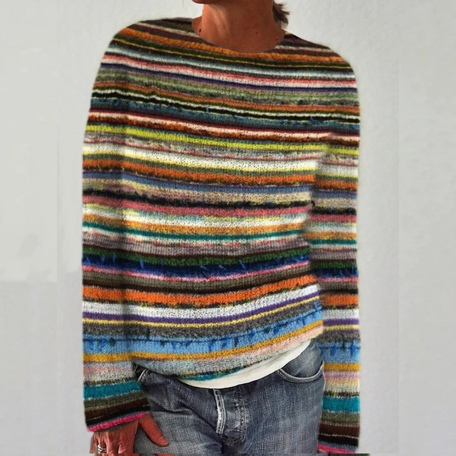Esteri - Pull en tricot scandinave rétro