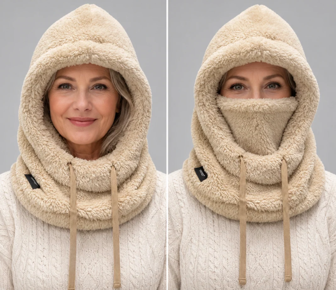Charlotte | Capuche en polaire avec cordon réglable