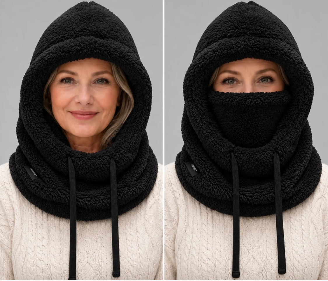 Charlotte | Capuche en polaire avec cordon réglable