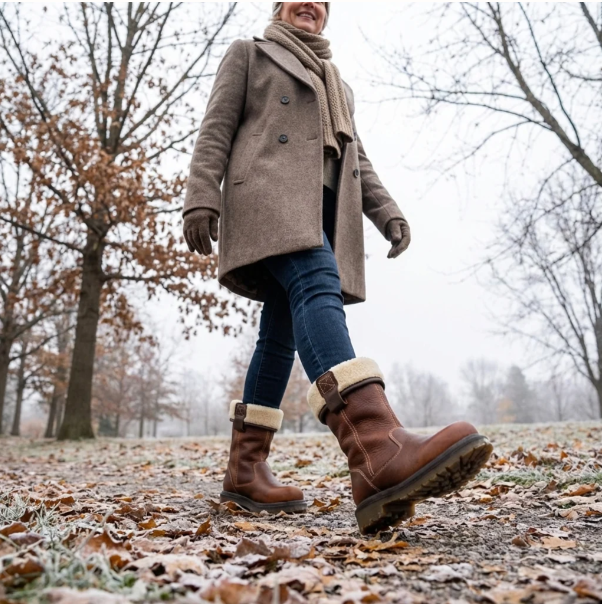 Valerie | Bottes d'Hiver Douillettes avec Doublure en Fourrure