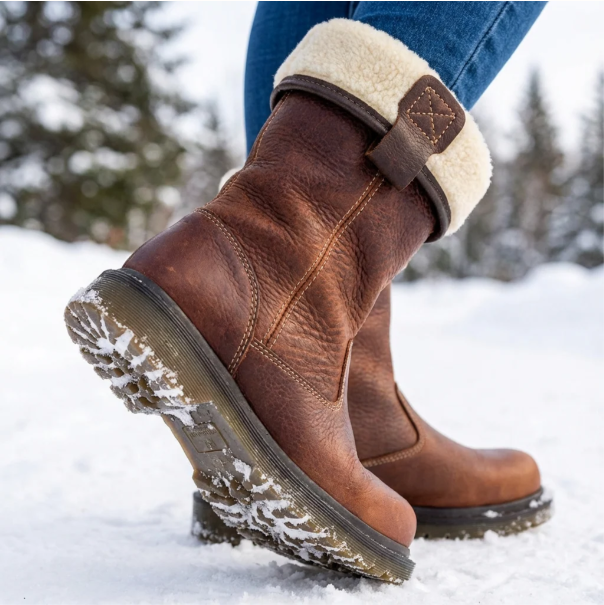 Valerie | Bottes d'Hiver Douillettes avec Doublure en Fourrure