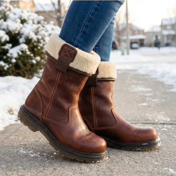 Valerie | Bottes d'Hiver Douillettes avec Doublure en Fourrure