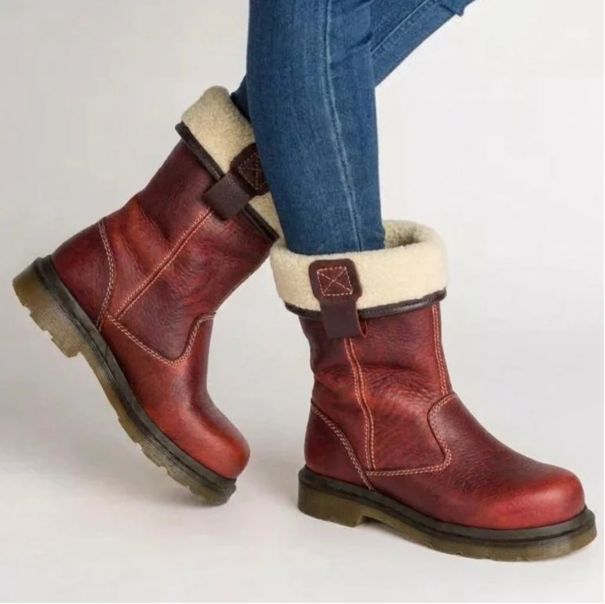 Valerie | Bottes d'Hiver Douillettes avec Doublure en Fourrure