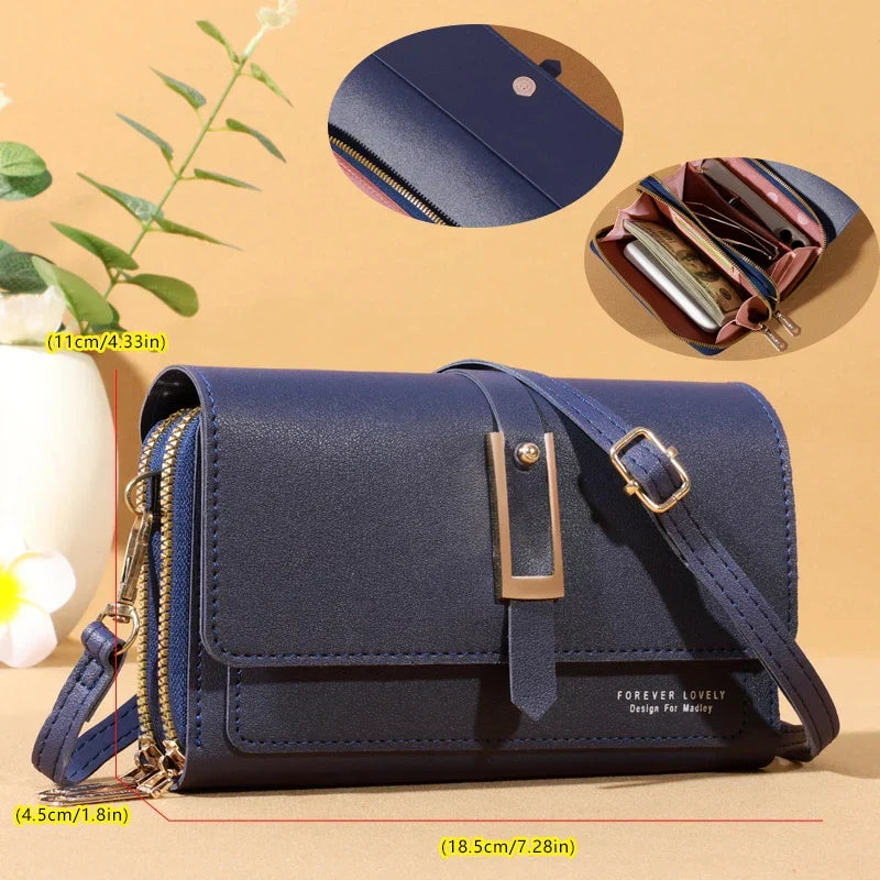 Elegant Crossbody Bag for Women | Trendy Phone and Card Holder