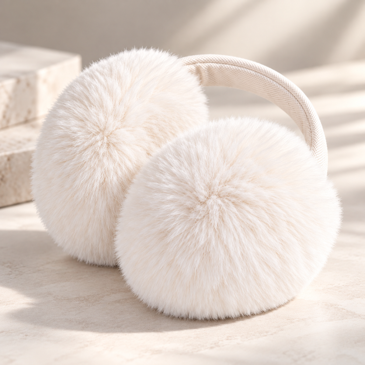 Isadora Écouteurs d'Hiver en Peluche