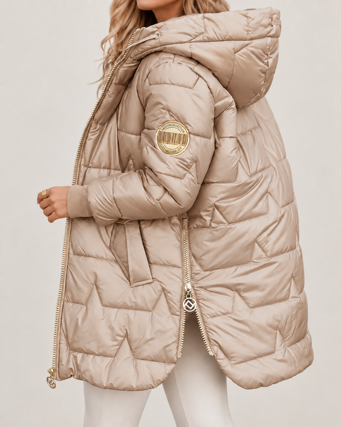 Brina | Women's Quilted Winter Jacket with Hood