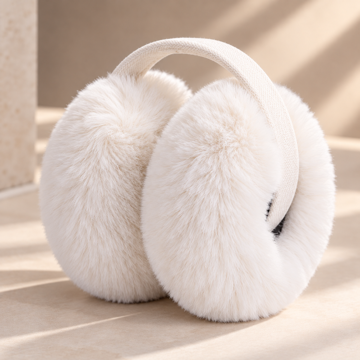 Isadora Écouteurs d'Hiver en Peluche