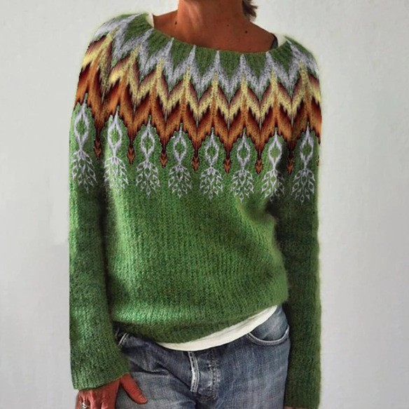 Juniper - Pull en tricot scandinave rétro