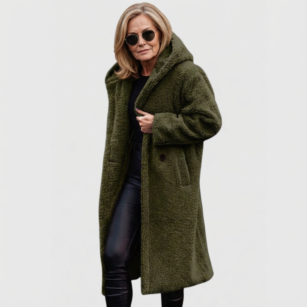 Avery™ | Shearling-Look City Coat