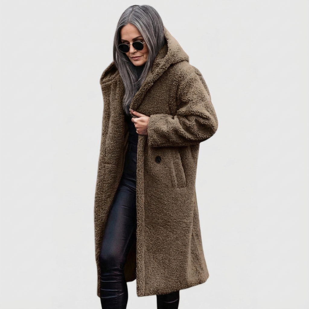 Avery™ | Shearling-Look City Coat