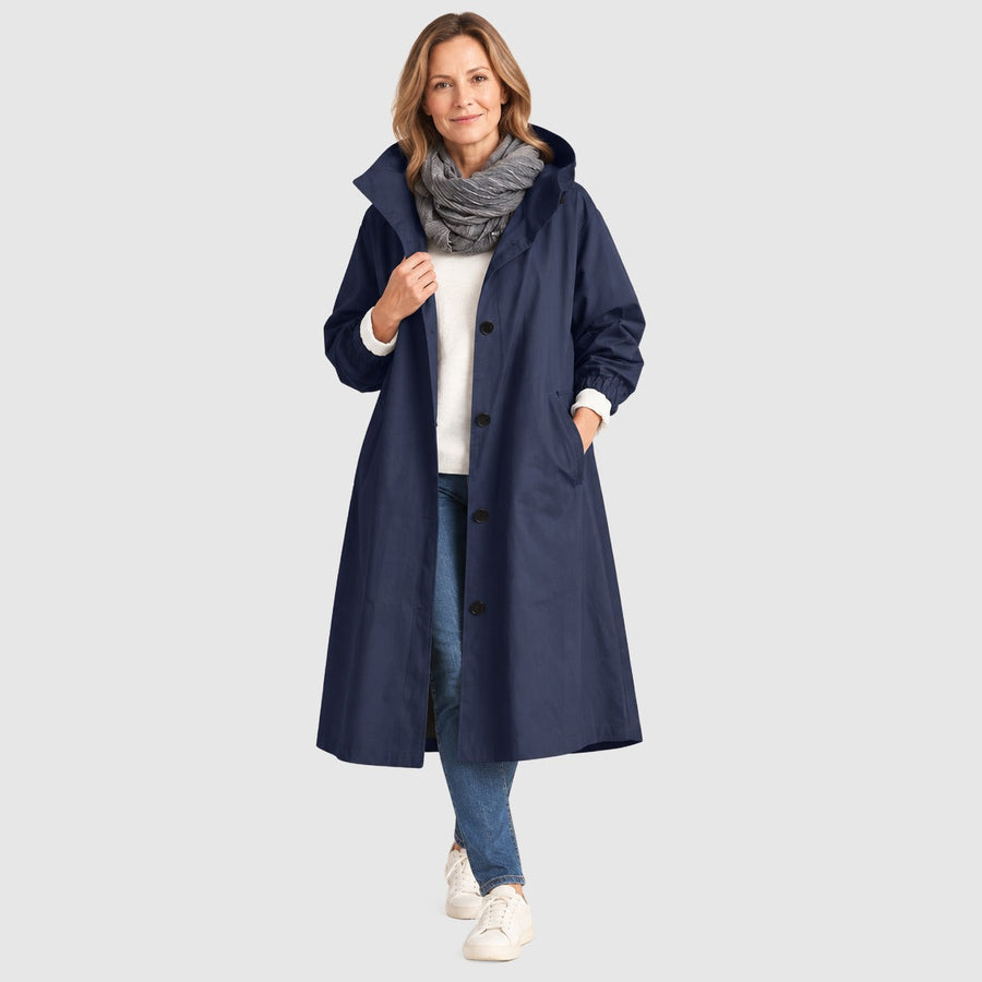Gisèle™ | Trench à Capuche Élégant & Confort
