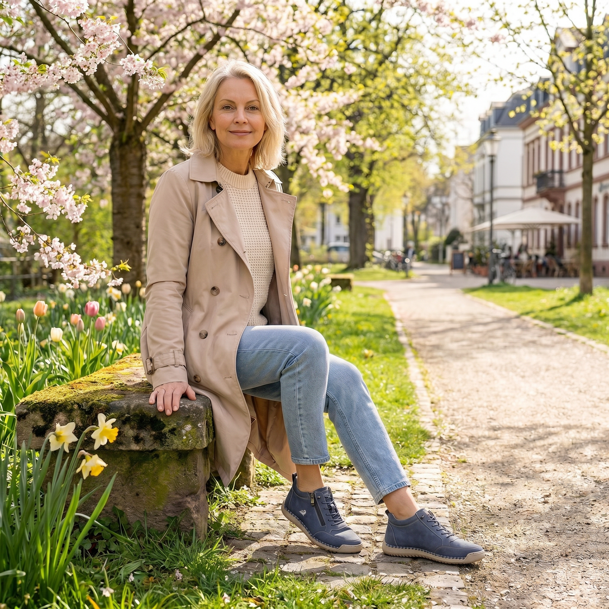 Mila — Comfortable & Supportive Sneakers with Zip