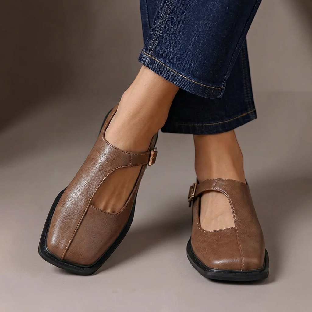 Eva | Ballerines confortables en cuir