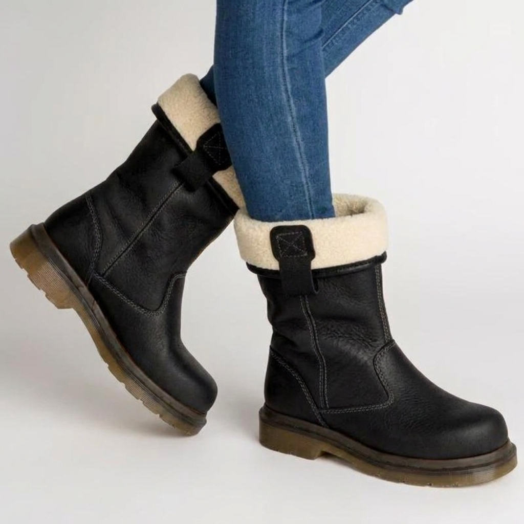 Valerie | Bottes d'Hiver Douillettes avec Doublure en Fourrure