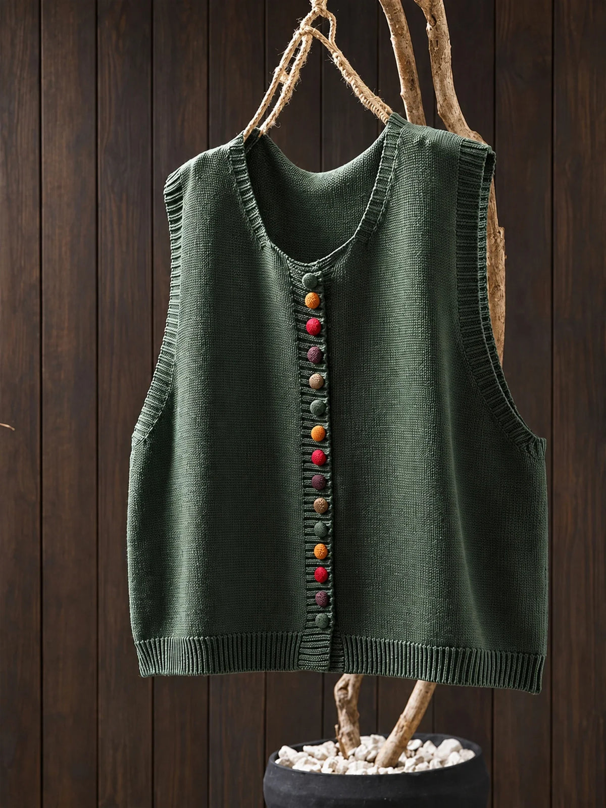 Shirley | Gilet Tricot Élégance Quotidienne